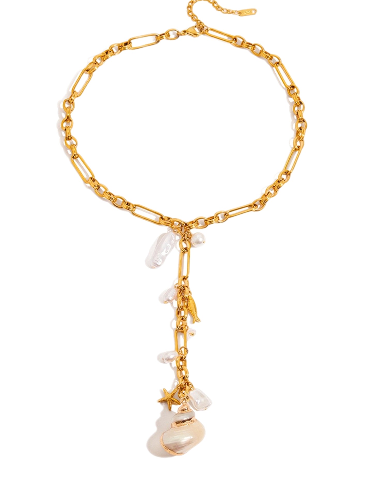 Conch Shell Y-Necklace