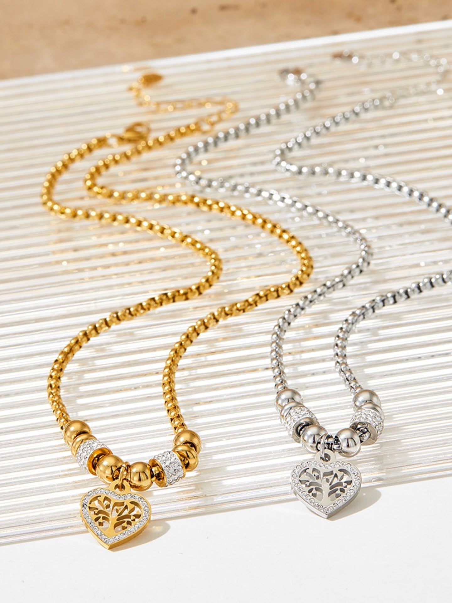 TREE OF LIFE HEART NECKLACE