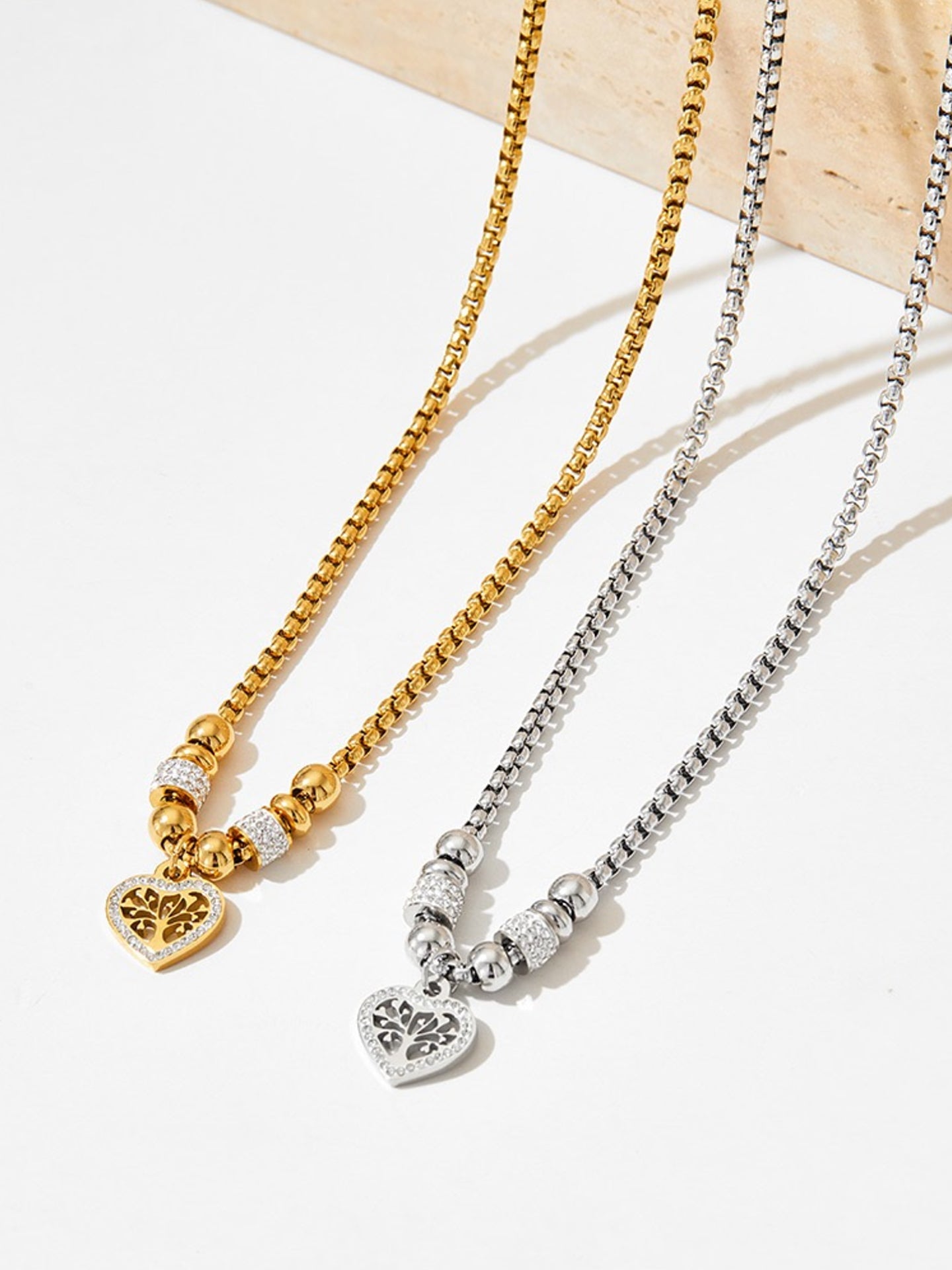 TREE OF LIFE HEART NECKLACE