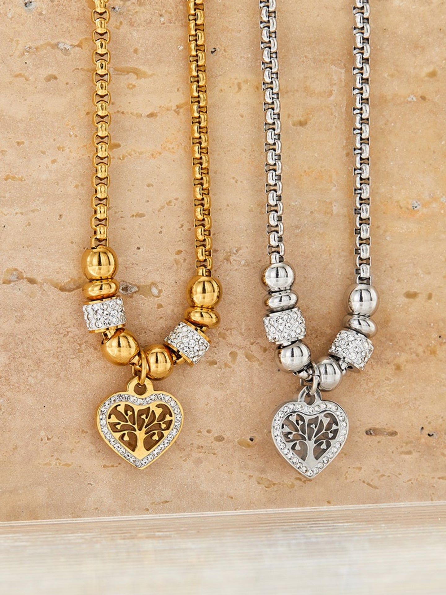 TREE OF LIFE HEART NECKLACE