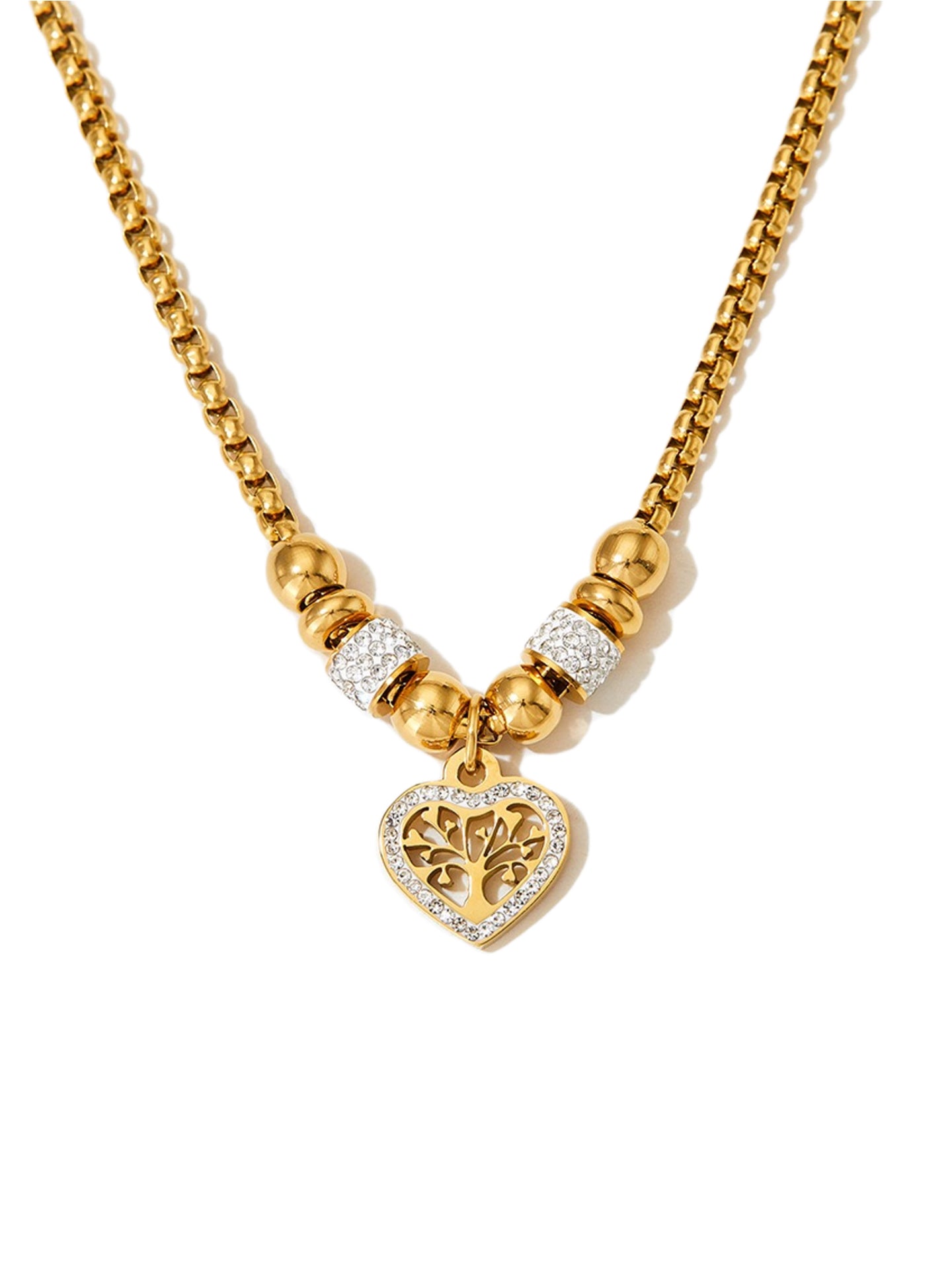TREE OF LIFE HEART NECKLACE