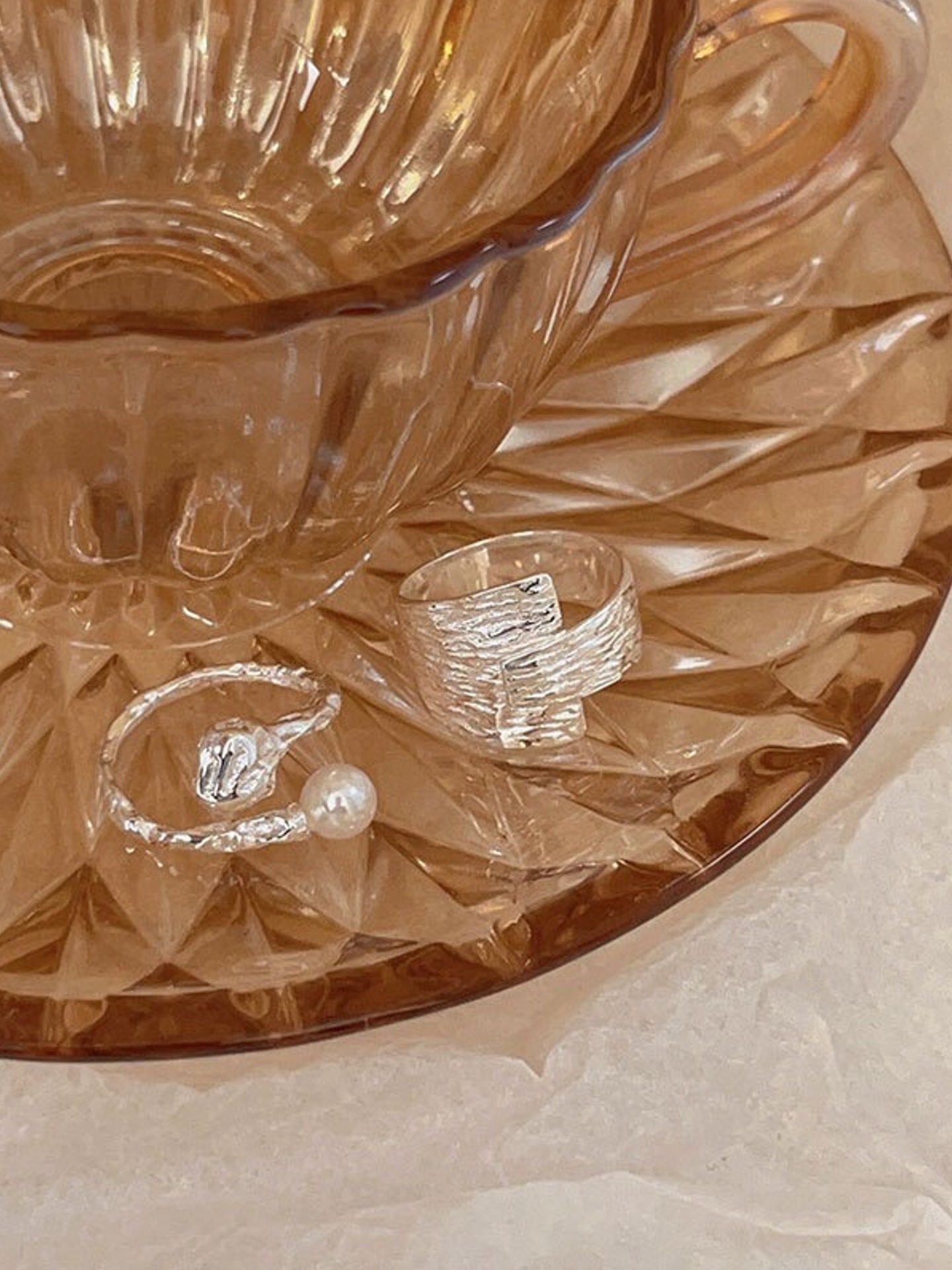 GEOMETRIC TEXTURE RING