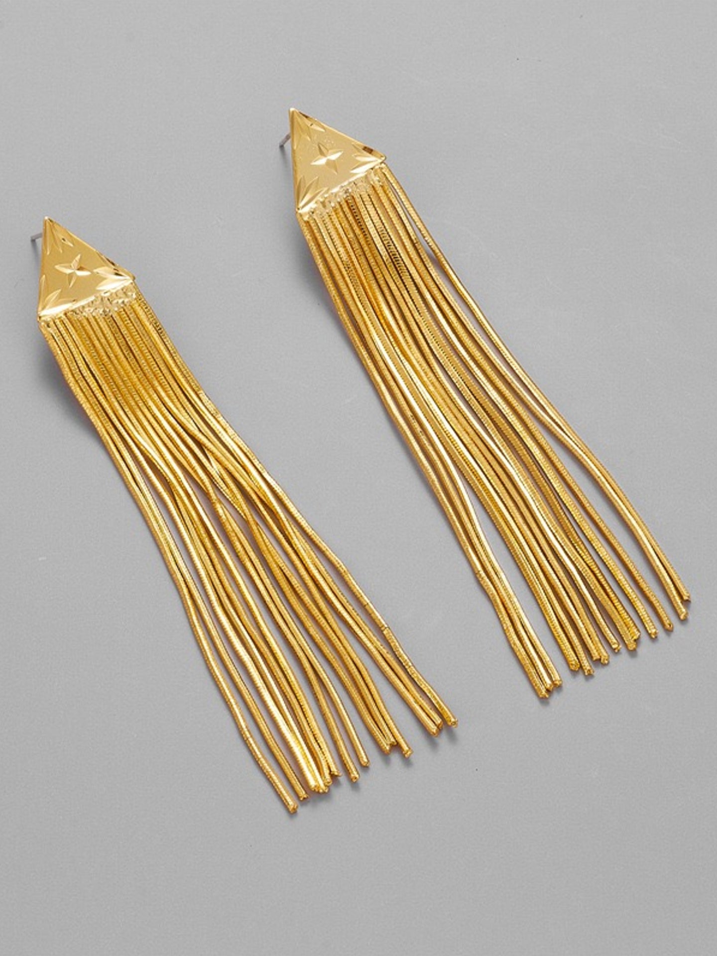 BOUCLES D'OREILLES VINTAGE DORÉ