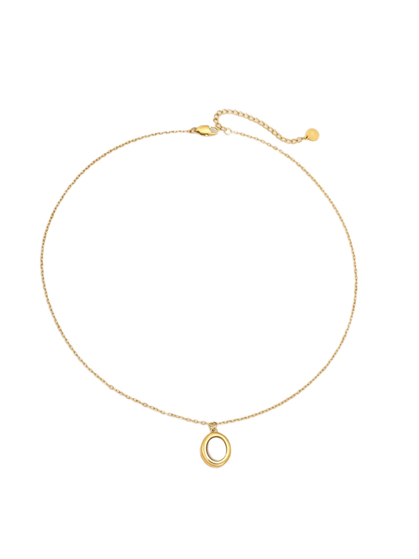 NATURAL MOTHER-OF-PEARL NECKLACE