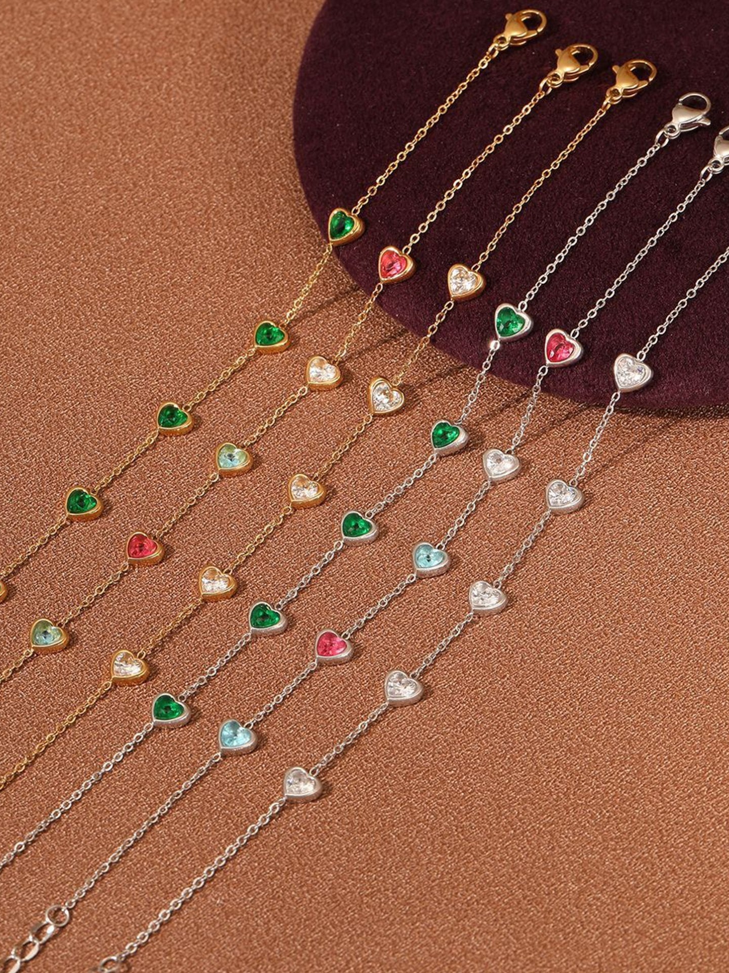 HEART ZIRCON BRACELET