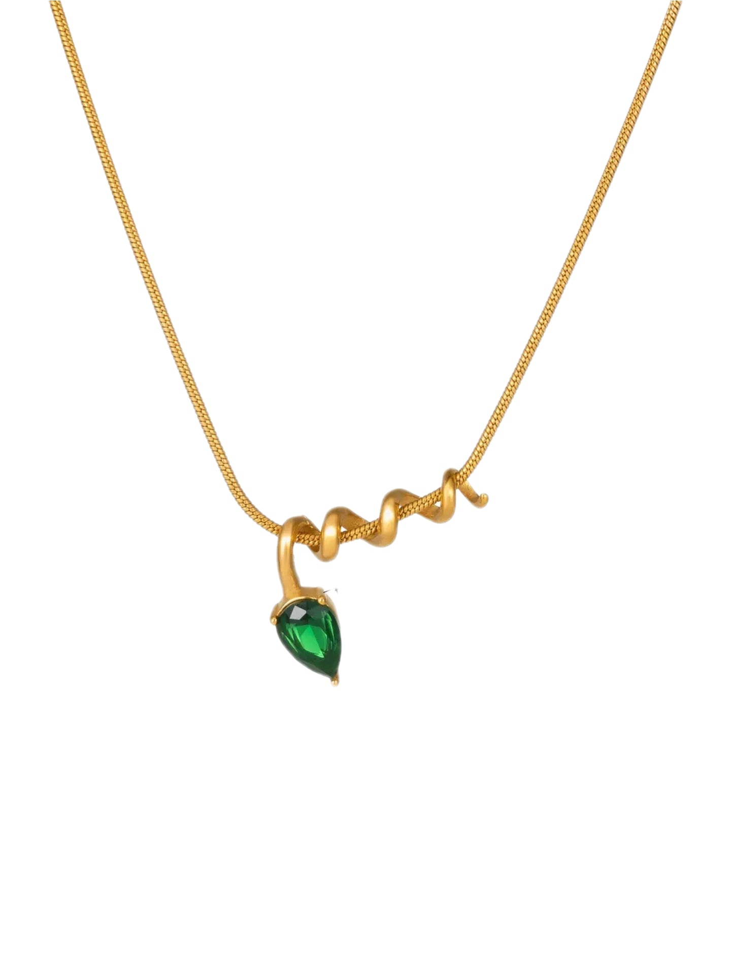 SERPENT COIL NECKLACE