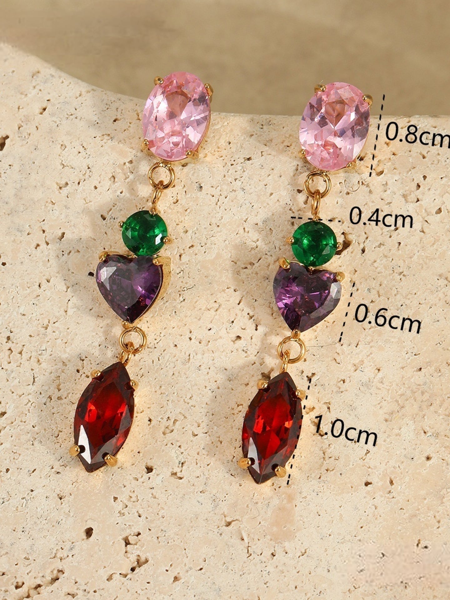 SPARKLING ZIRCON EARRINGS