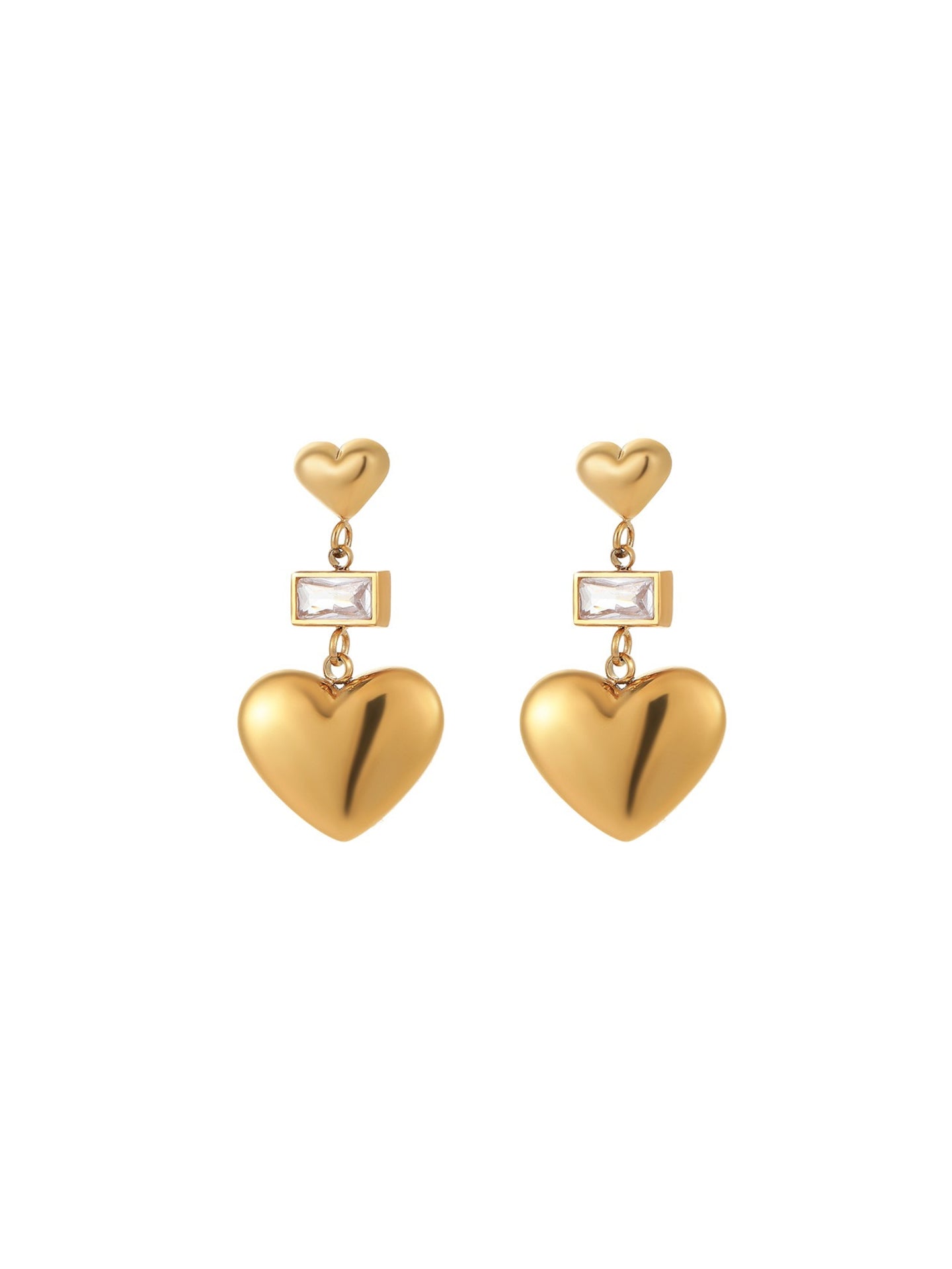 HEART PENDANT EARRINGS