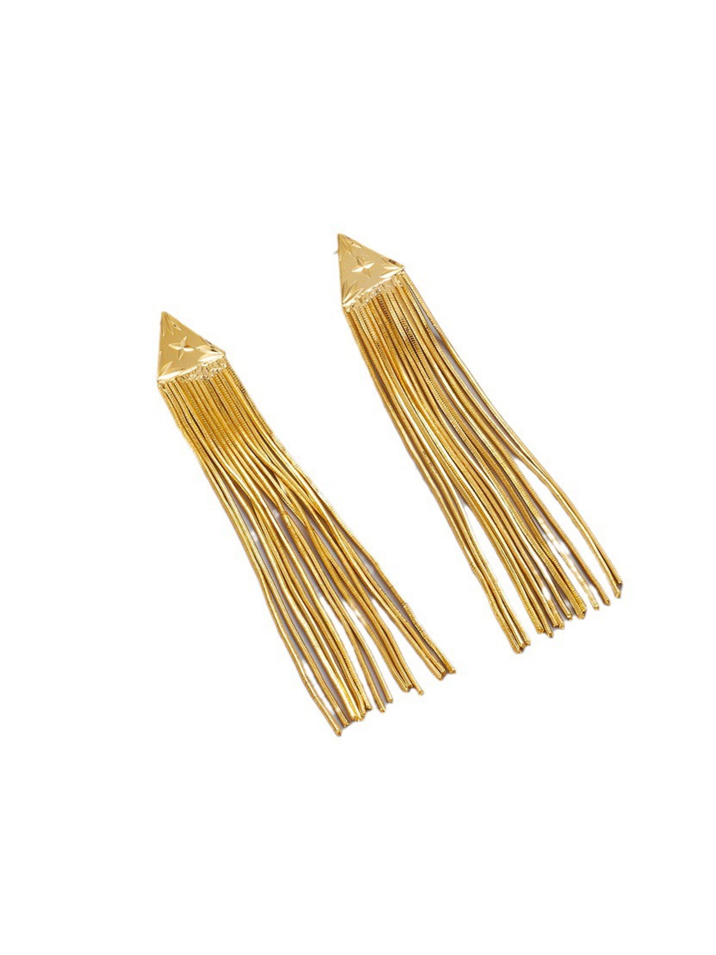 BOUCLES D'OREILLES VINTAGE DORÉ