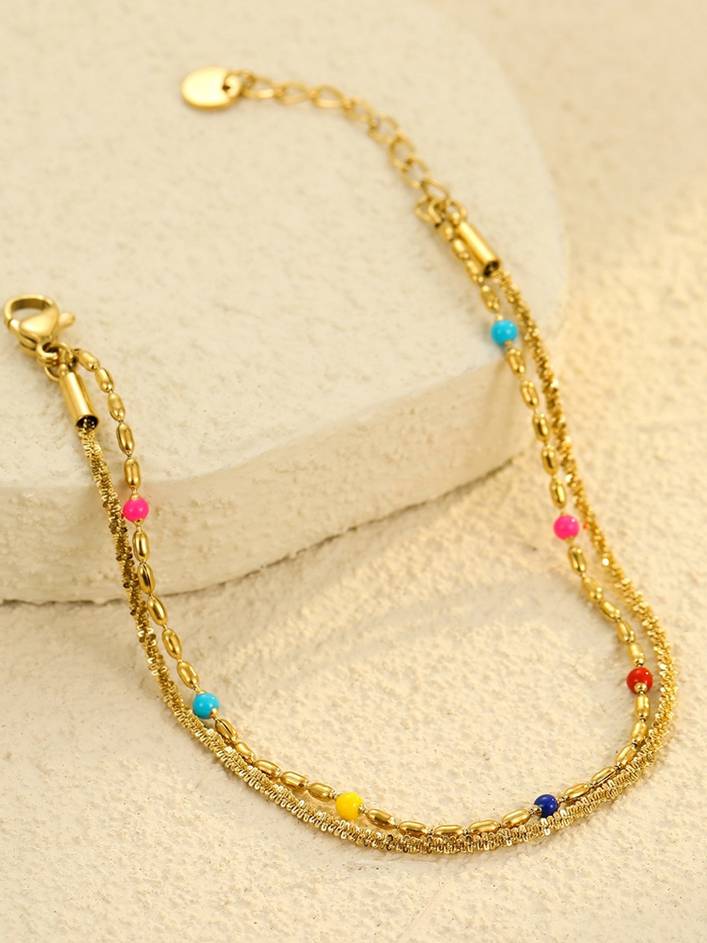 COLORFUL SEED BEAD BRACELET