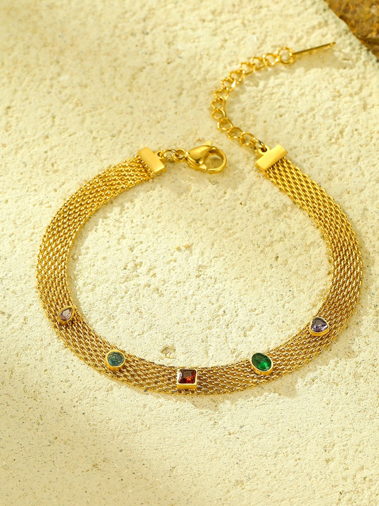 BRAIDED ZIRCON NECKLACE