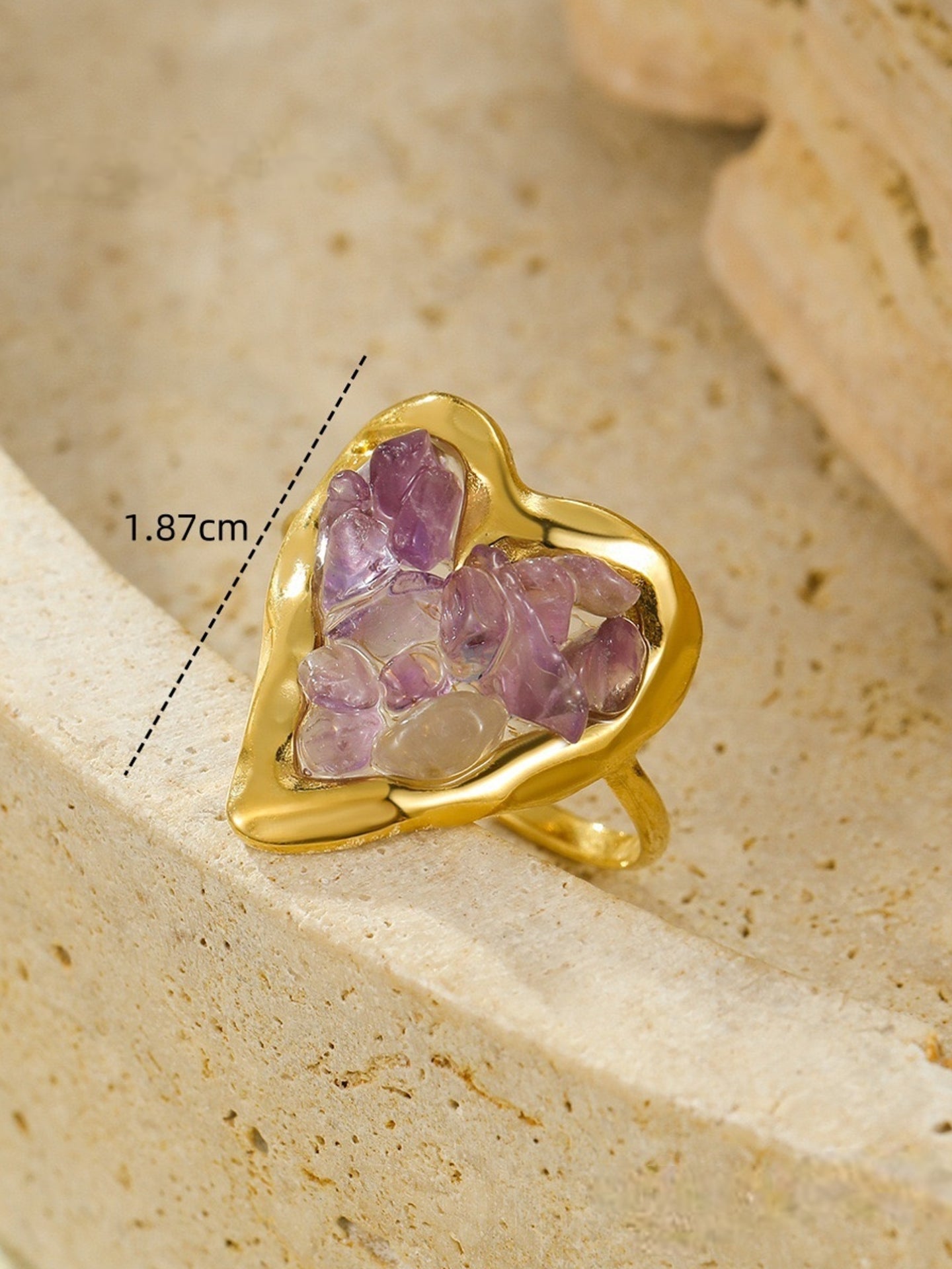NATURAL GEMSTONE RING