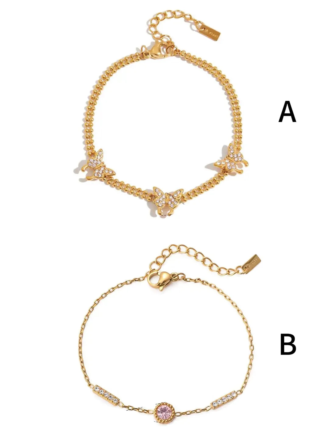 THREE BUTTERFLY BRACELET