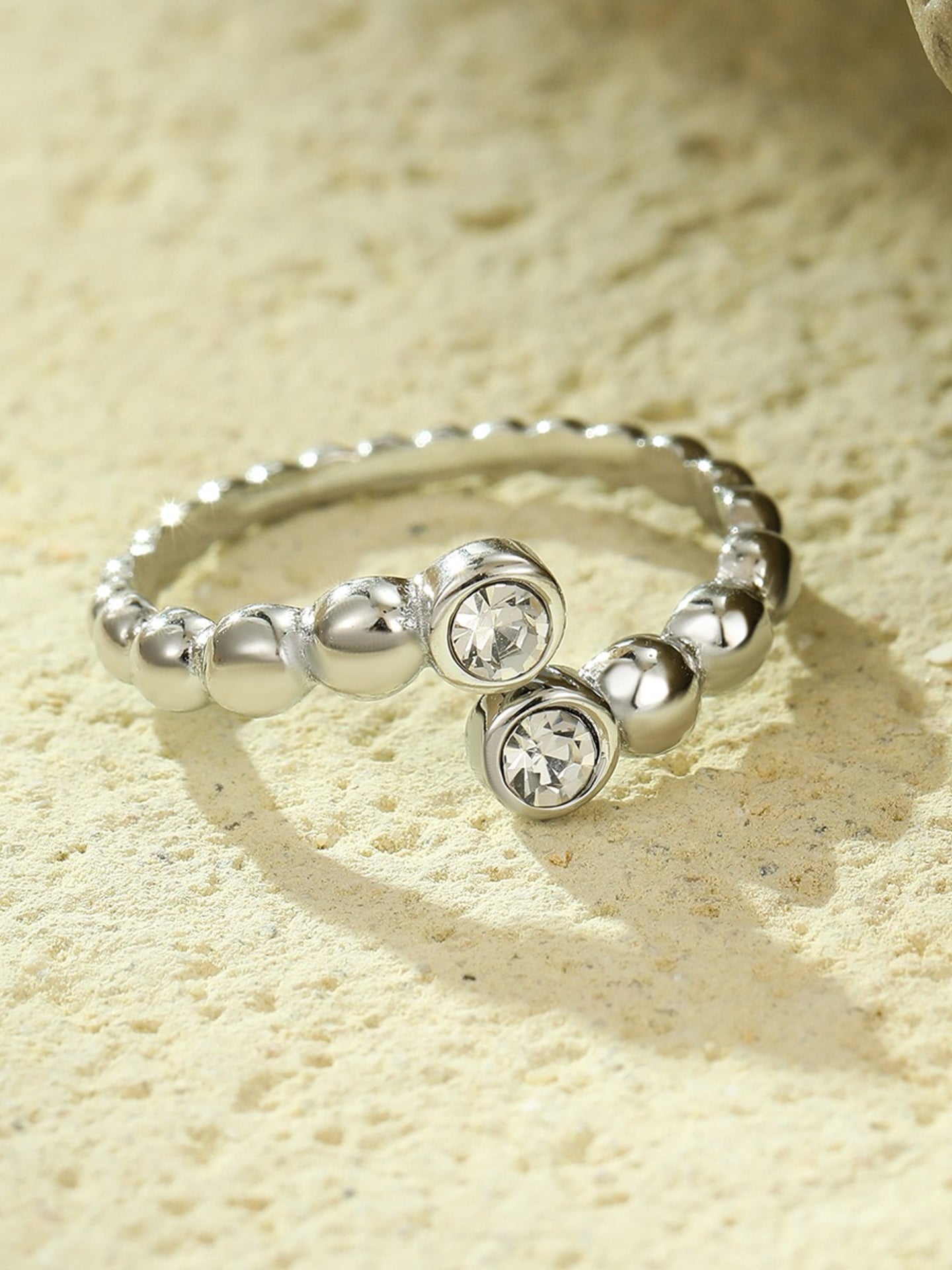 ZIRCON OPEN RING
