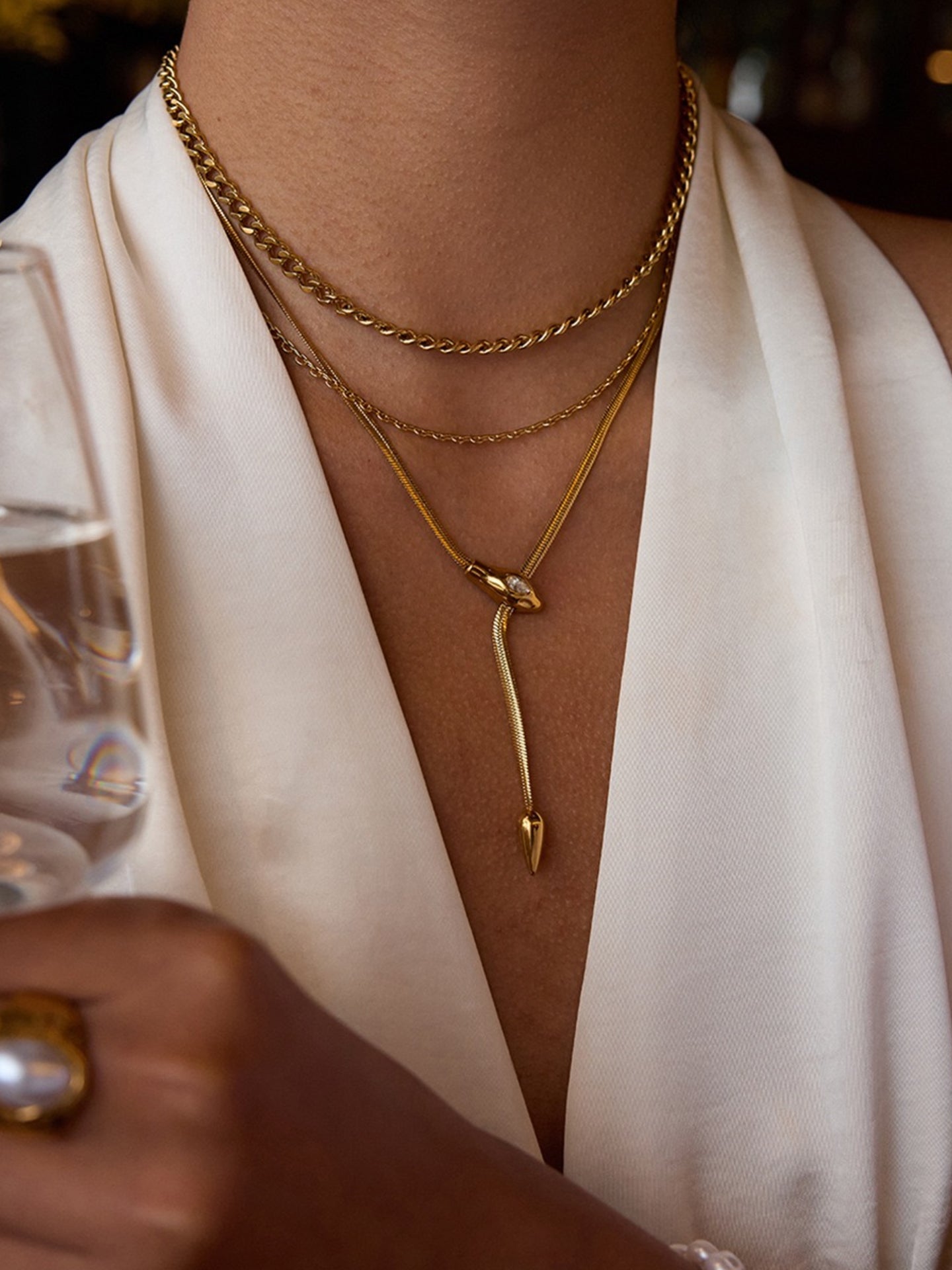 VINTAGE SERPENT NECKLACE