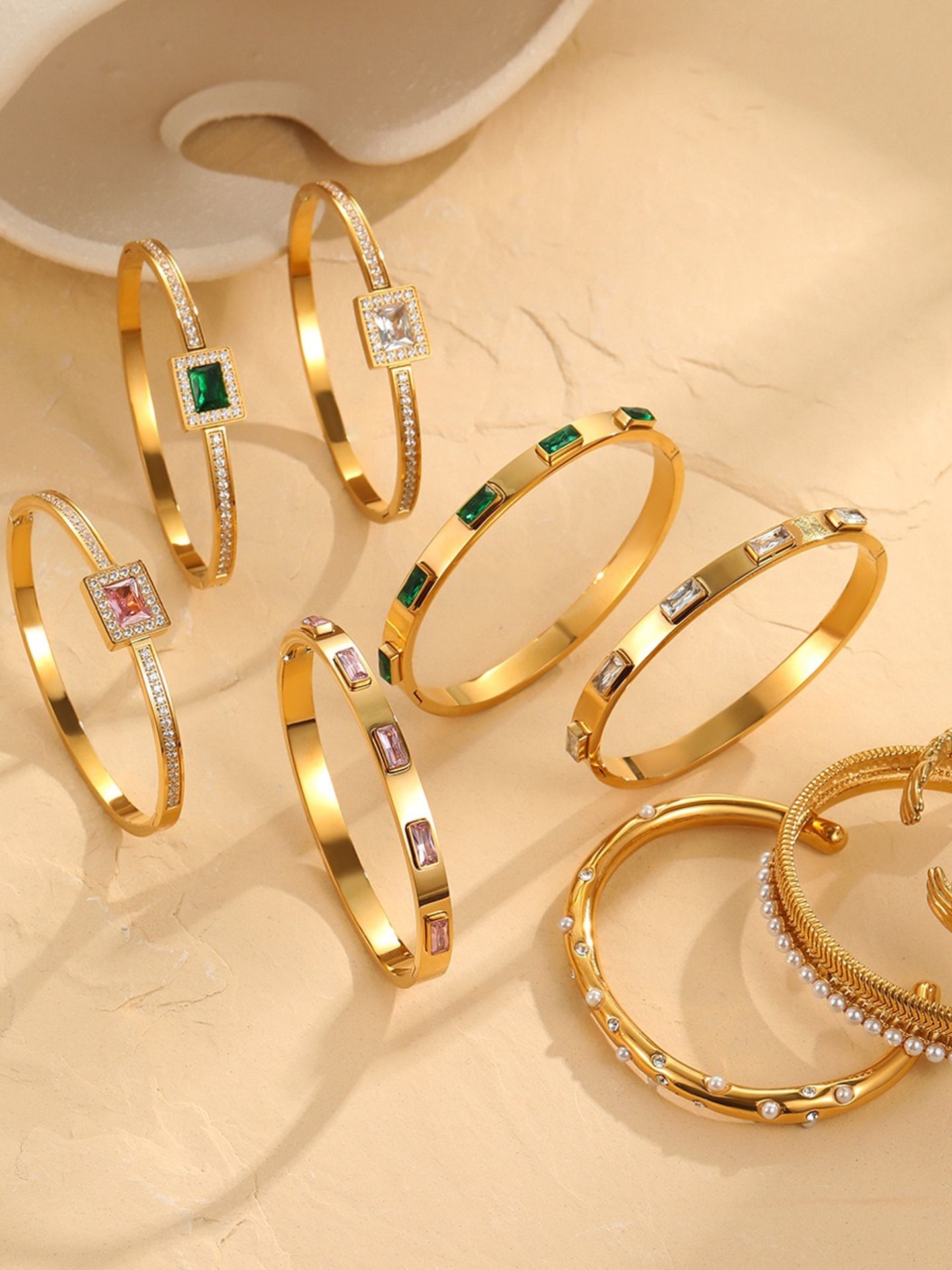 ZIRCON BANGLE SET