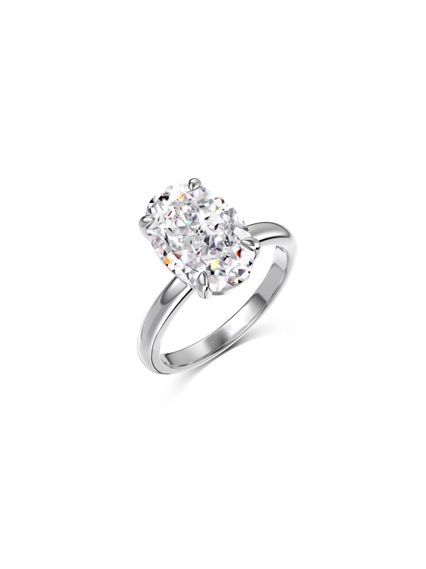 AURORA ICE-CUT SILVER RING