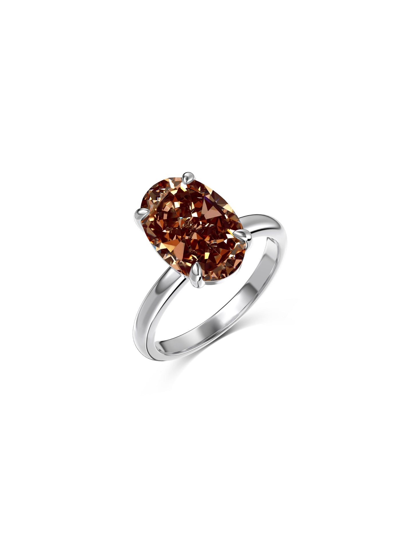 AURORA ICE-CUT SILVER RING