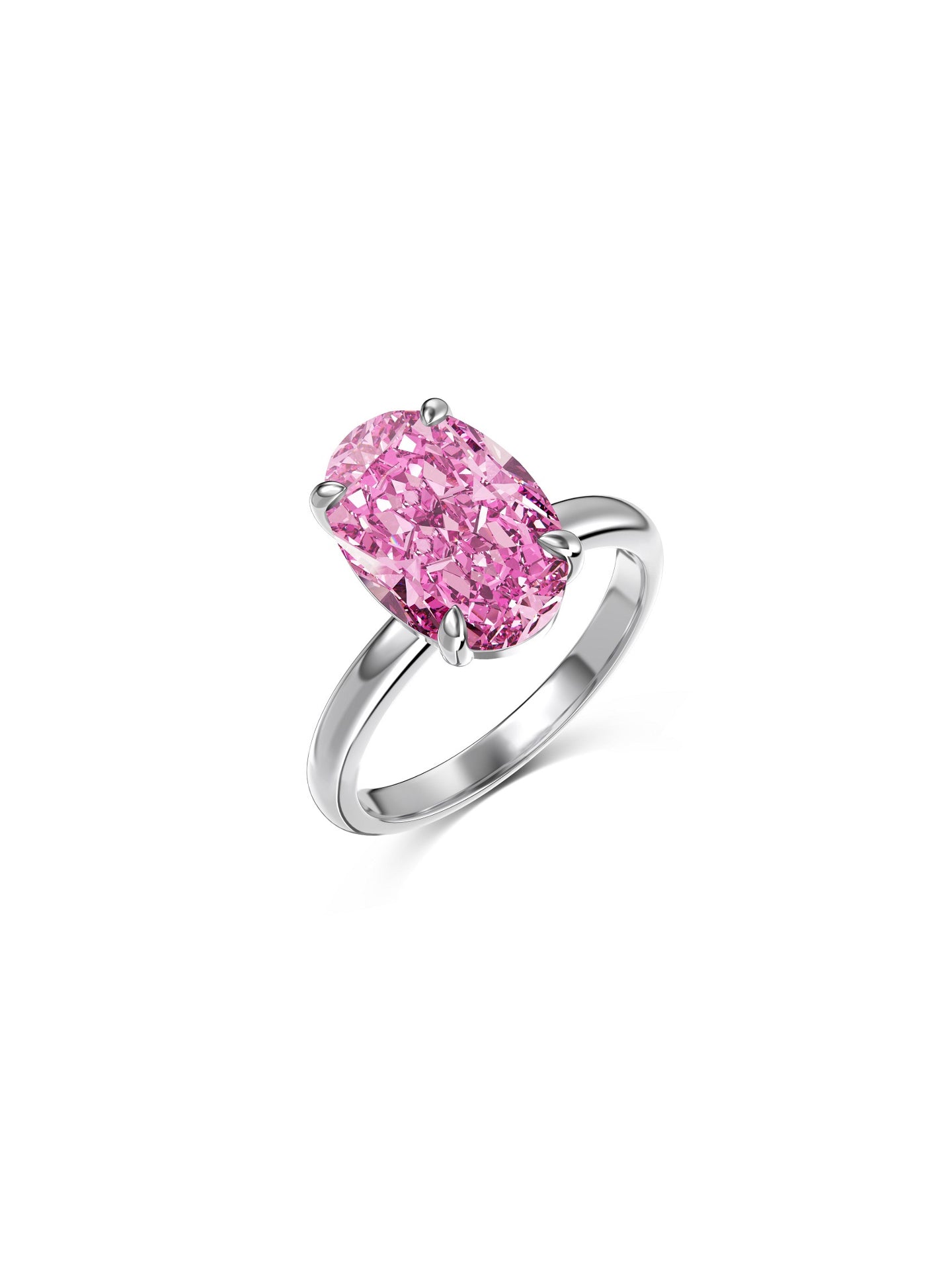 AURORA ICE-CUT SILVER RING