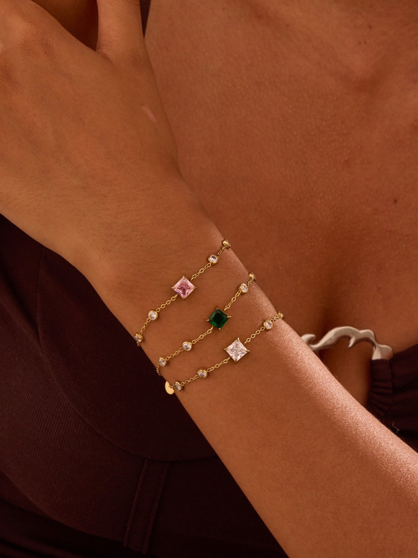 FRENCH STYLE ZIRCON BRACELET