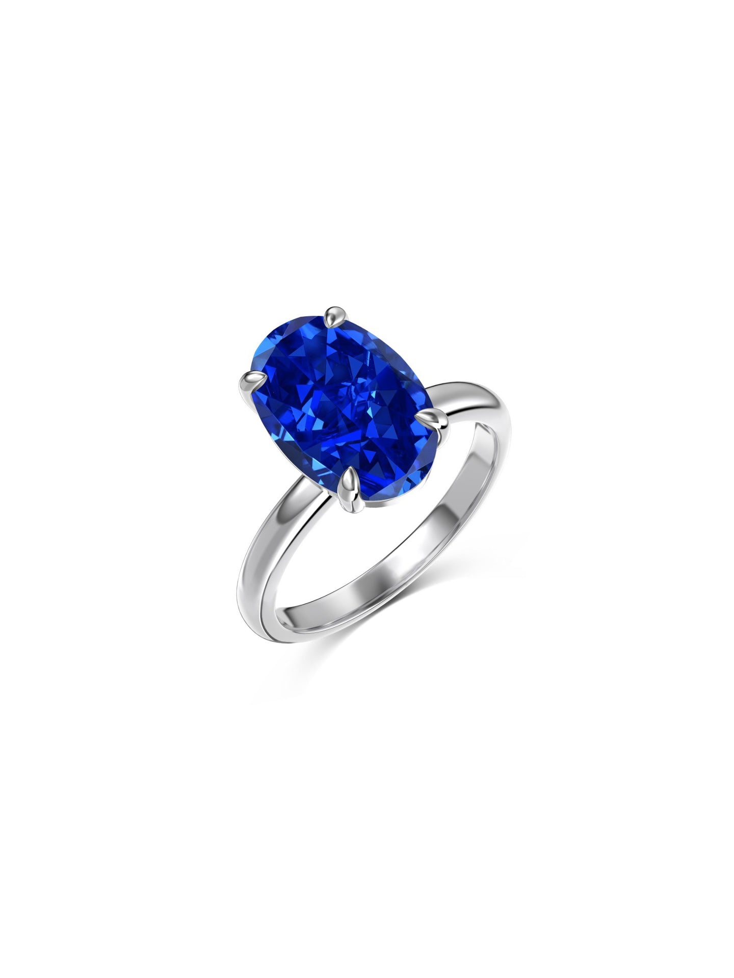 AURORA ICE-CUT SILVER RING