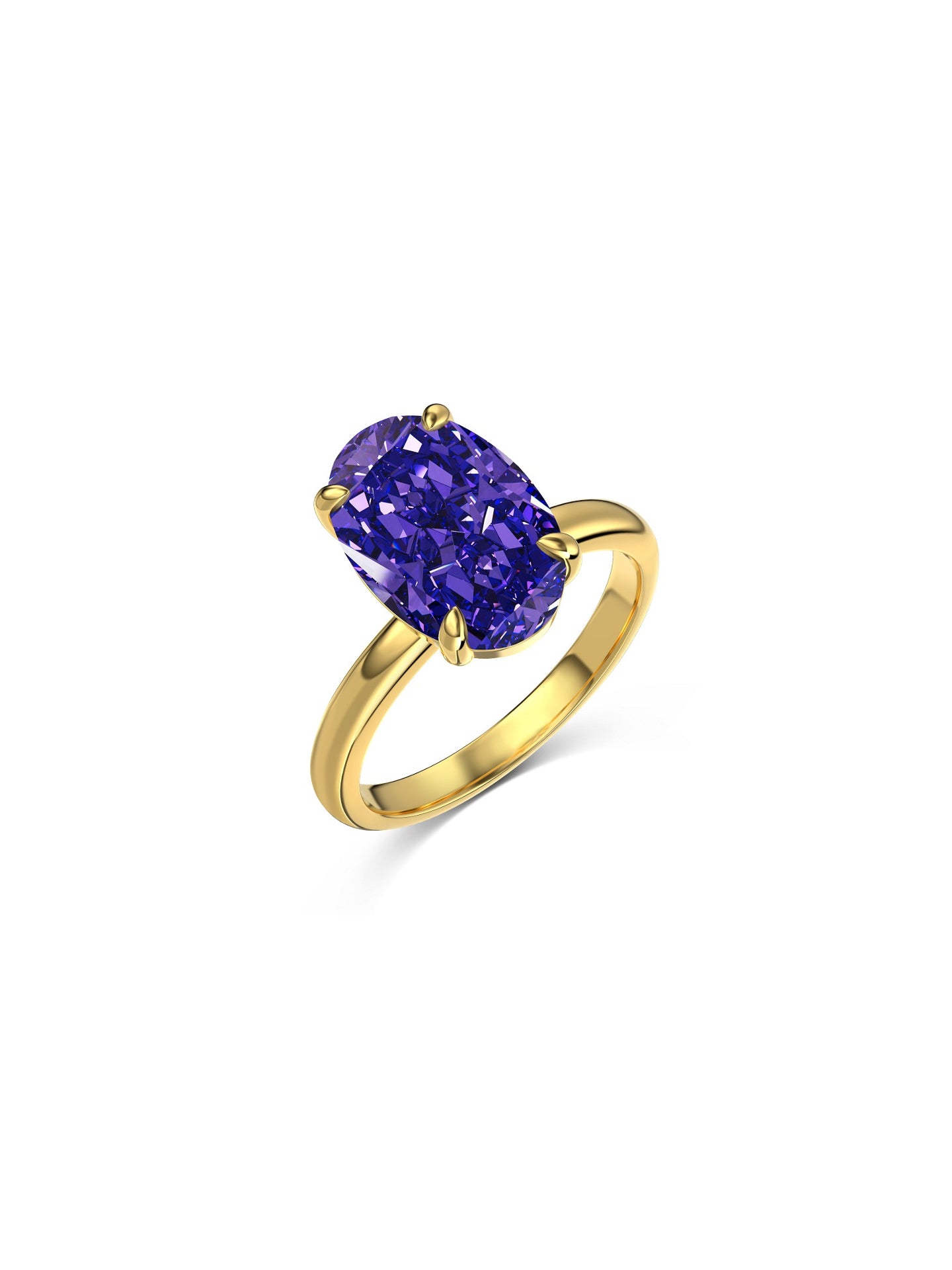 AURORA ICE-CUT SILVER RING