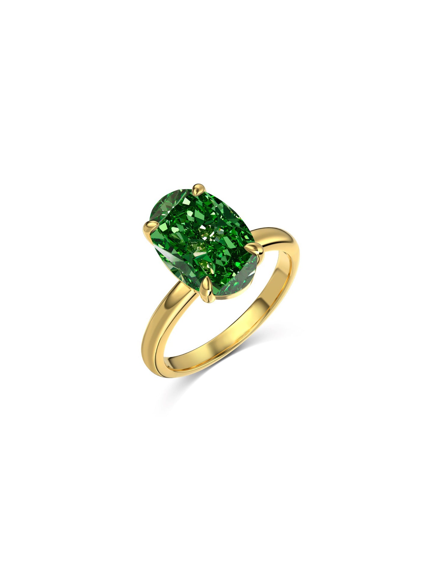 AURORA ICE-CUT SILVER RING