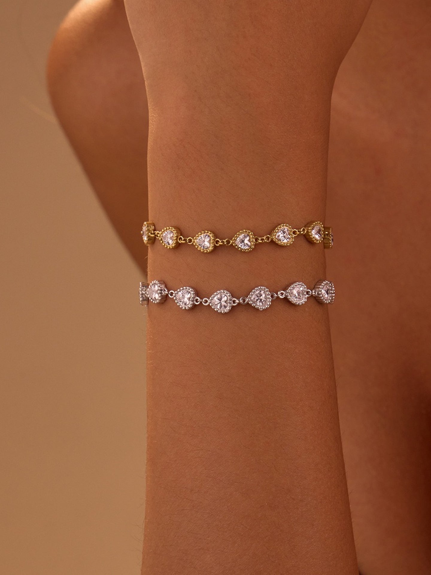 HEART ZIRCON BRACELET