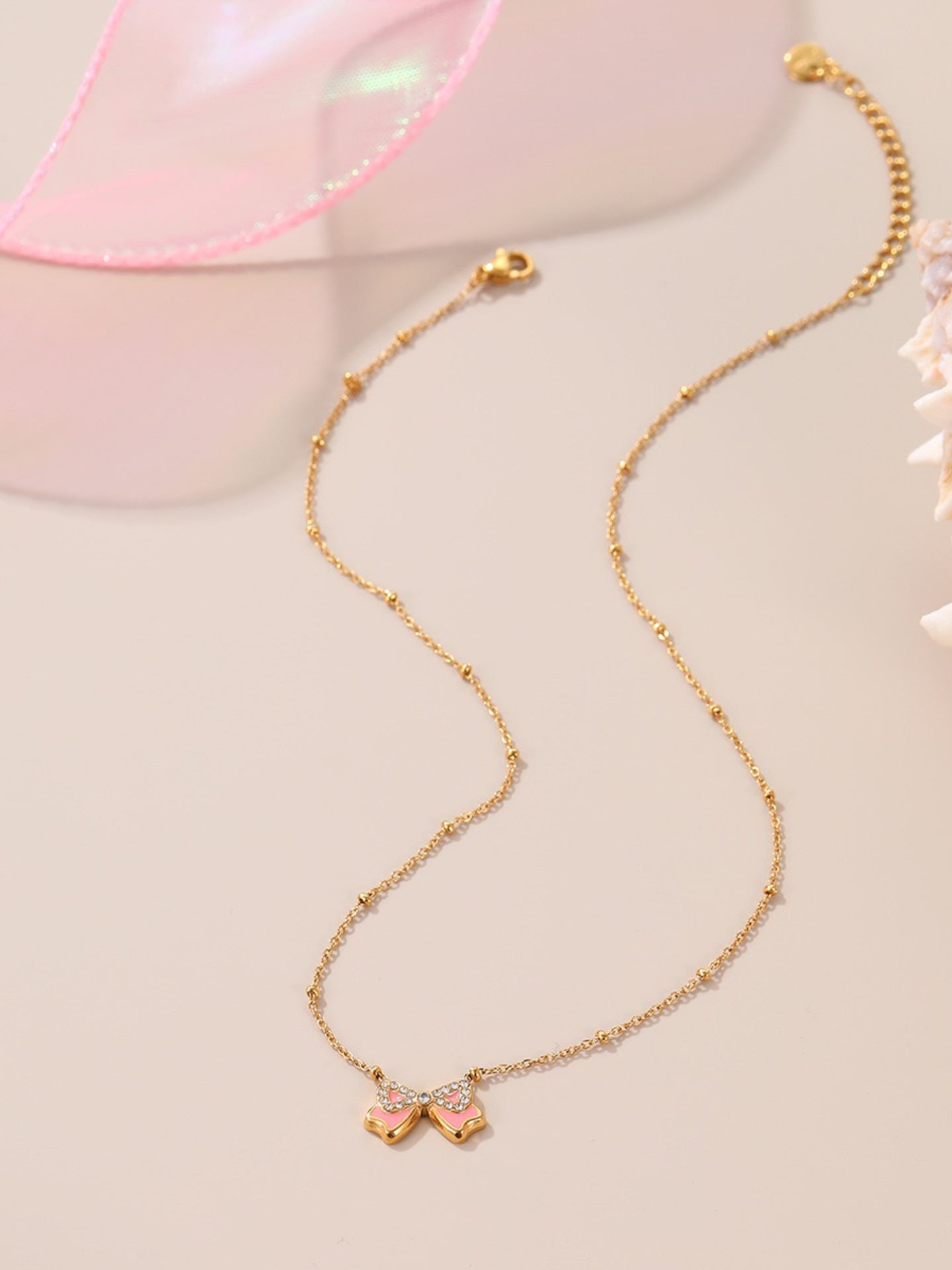 KAWAII BOW NECKLACE