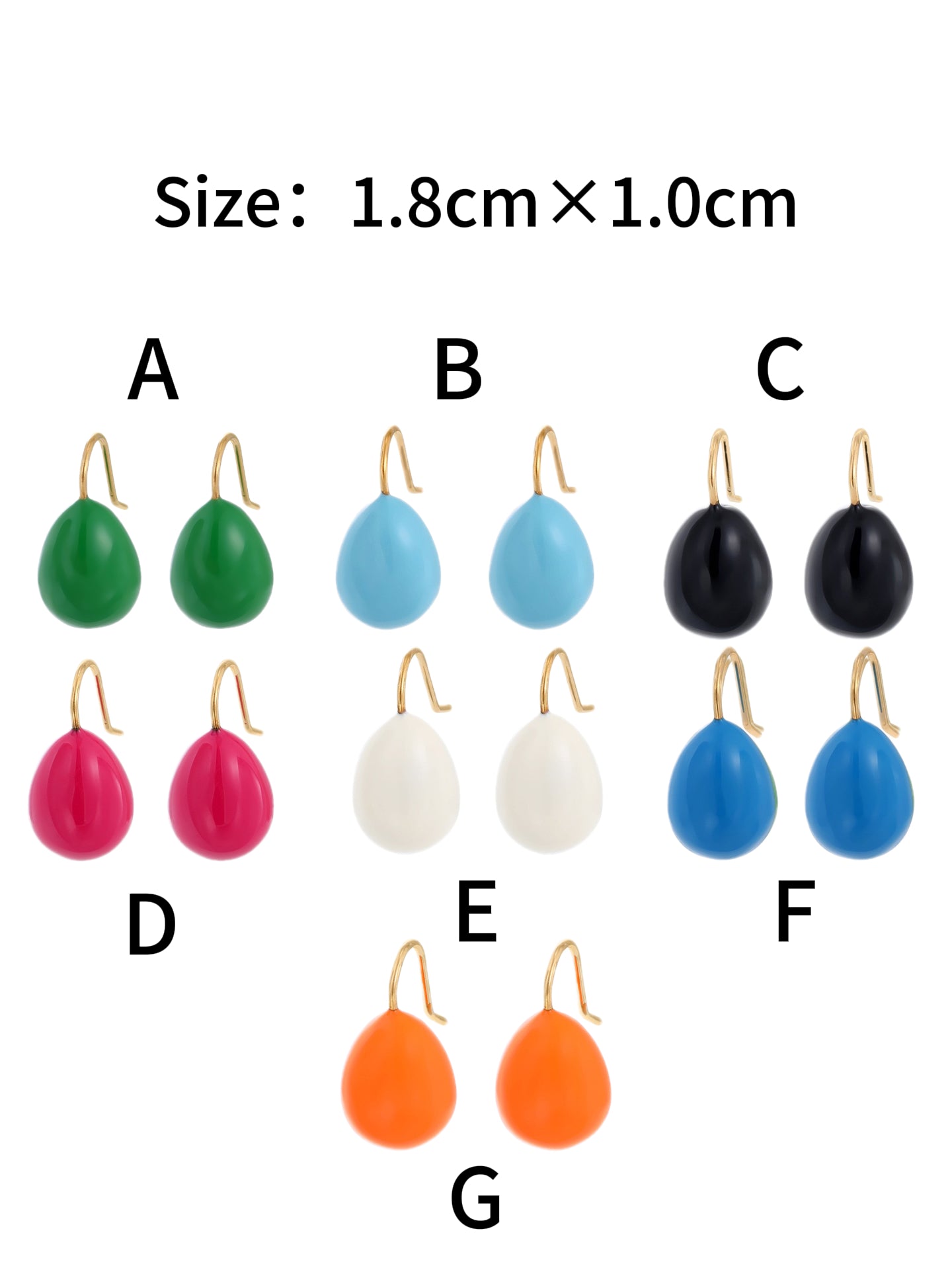 RAINBOW BEAD EARRINGS