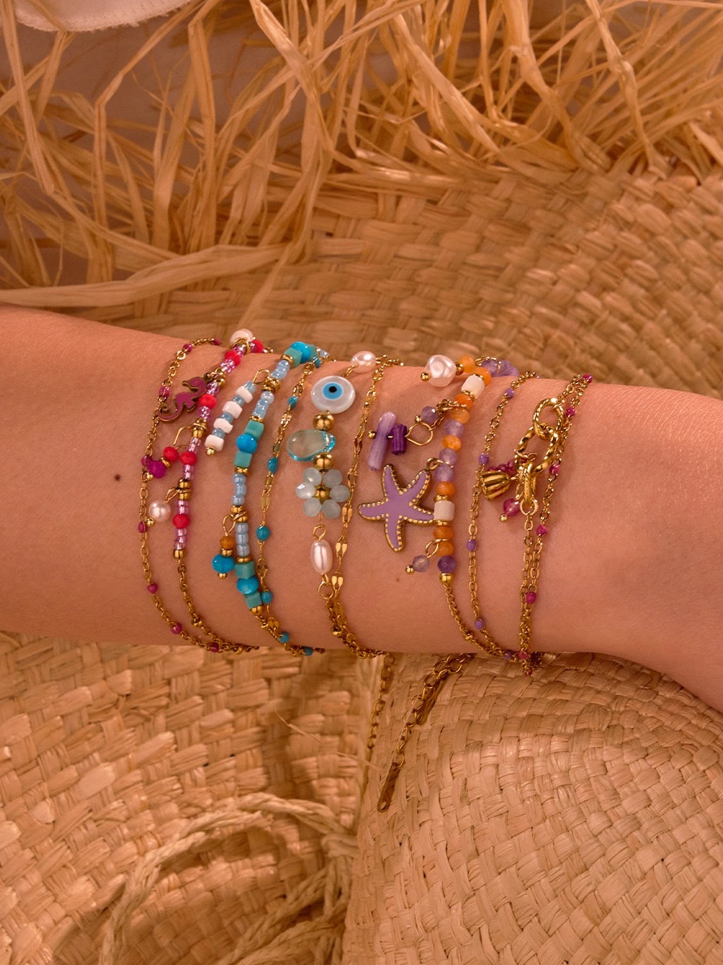 VACATION FLORAL BRACELET
