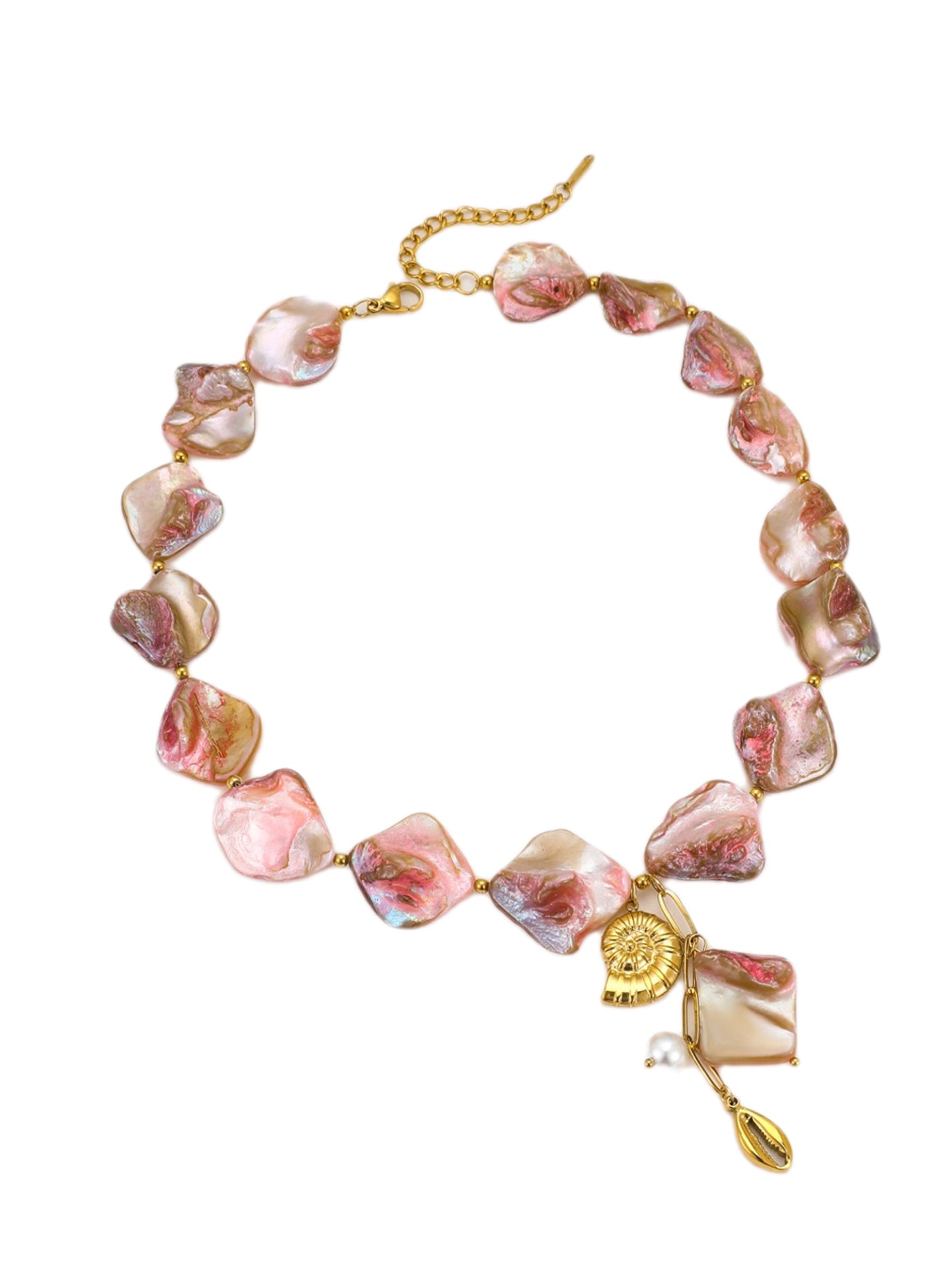 SUNSET FISHER SHELL NECKLACE