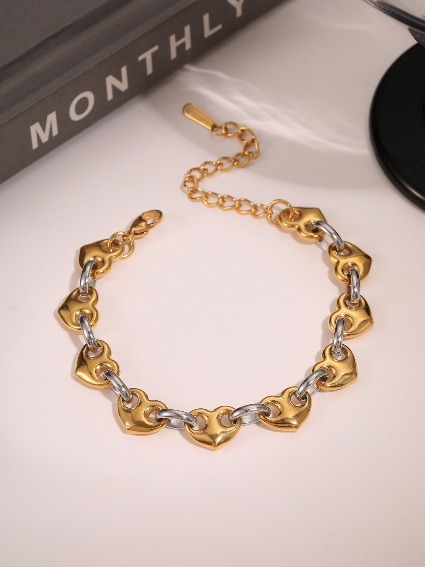BRACELET À FERMOIR NEZ DE COCHON