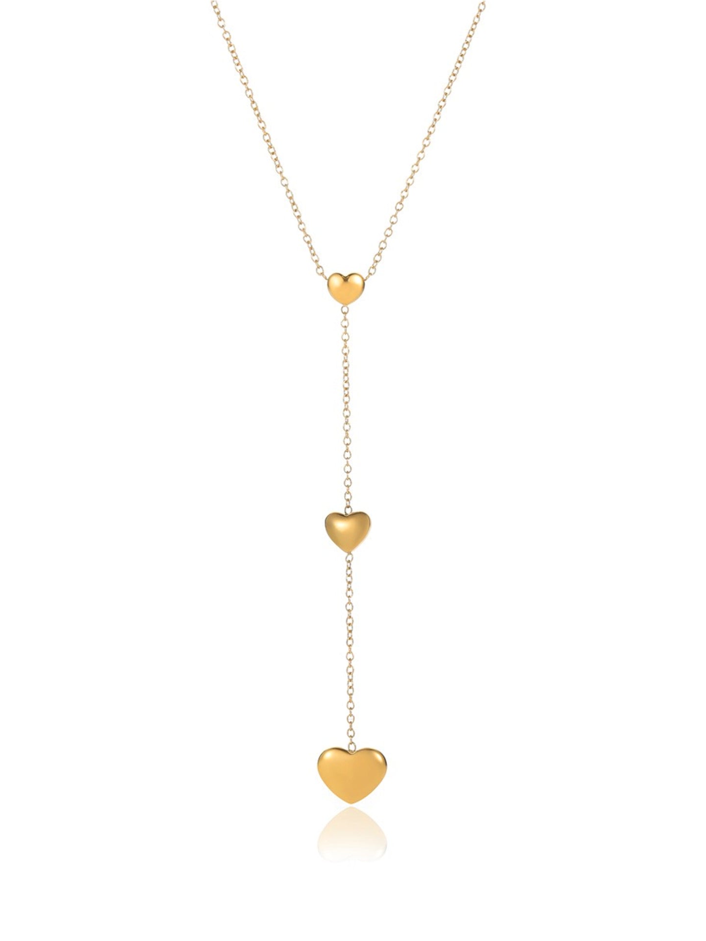 HEART TASSEL NECKLACE