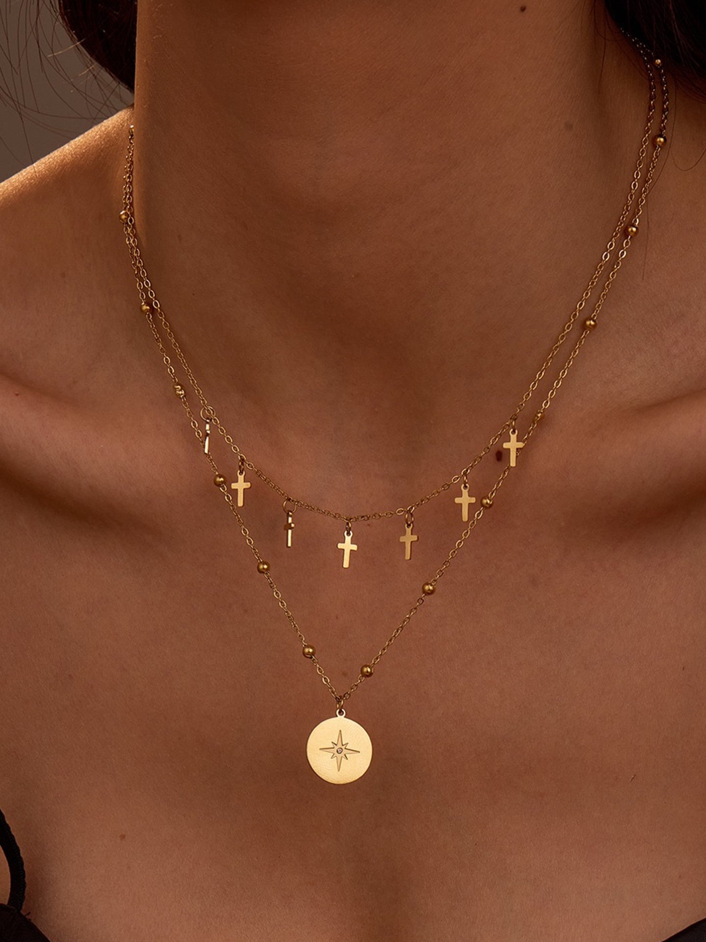 VINTAGE CROSS NECKLACE