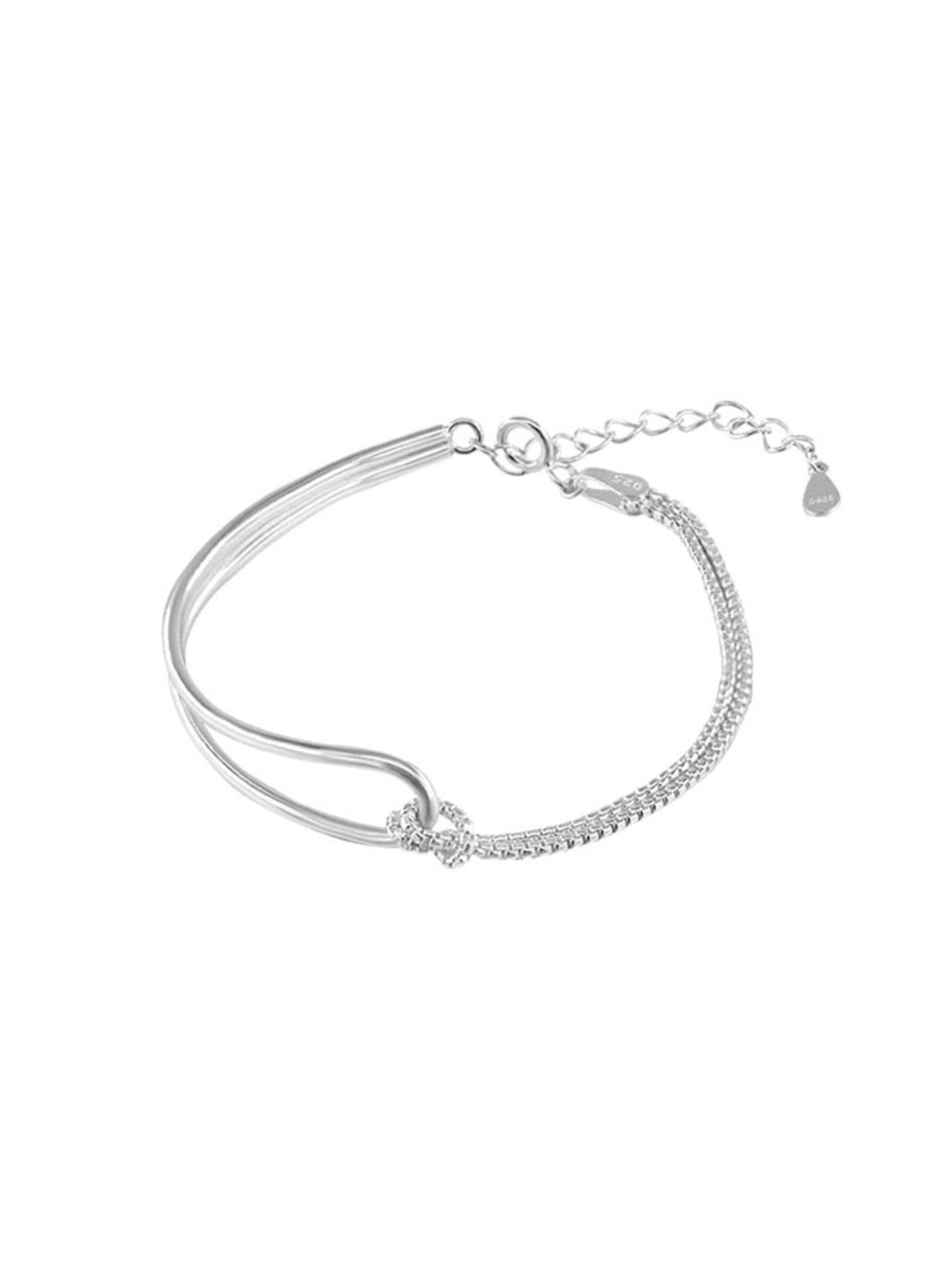 TIE-INSPIRED HALF BRACELET