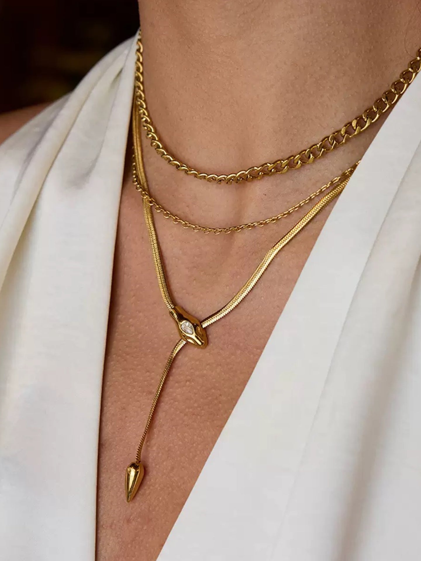 VINTAGE SERPENT NECKLACE