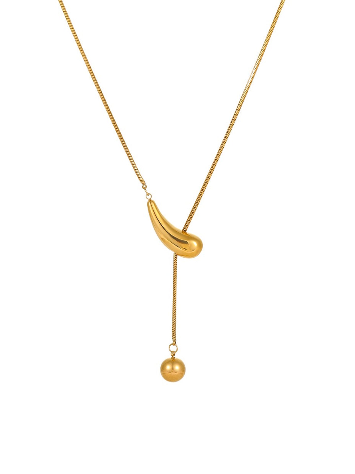 SERPENTINE Y-CHAIN NECKLACE