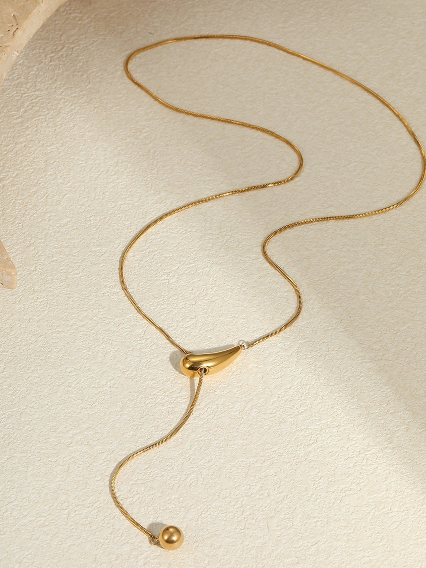 SERPENTINE Y-CHAIN NECKLACE