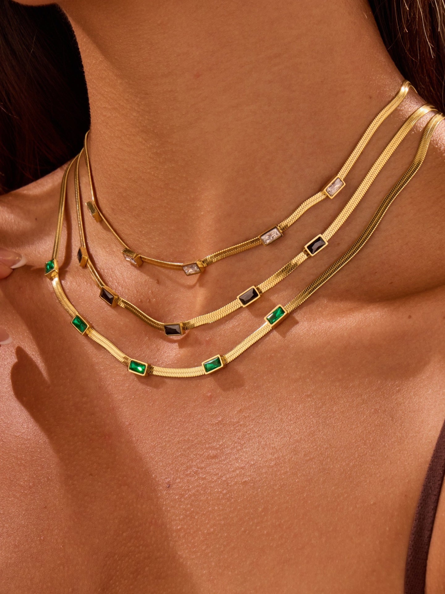 VINTAGE ZIRCON NECKLACE