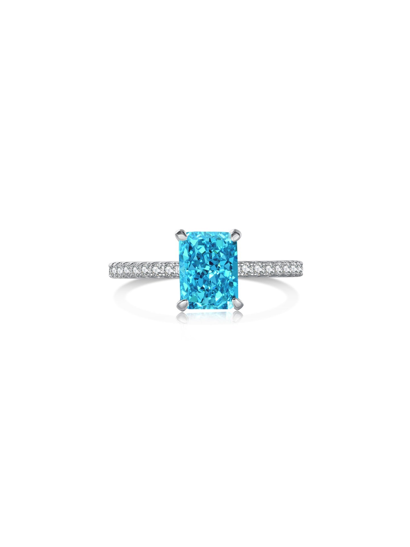ICE-CUT ZIRCON RING