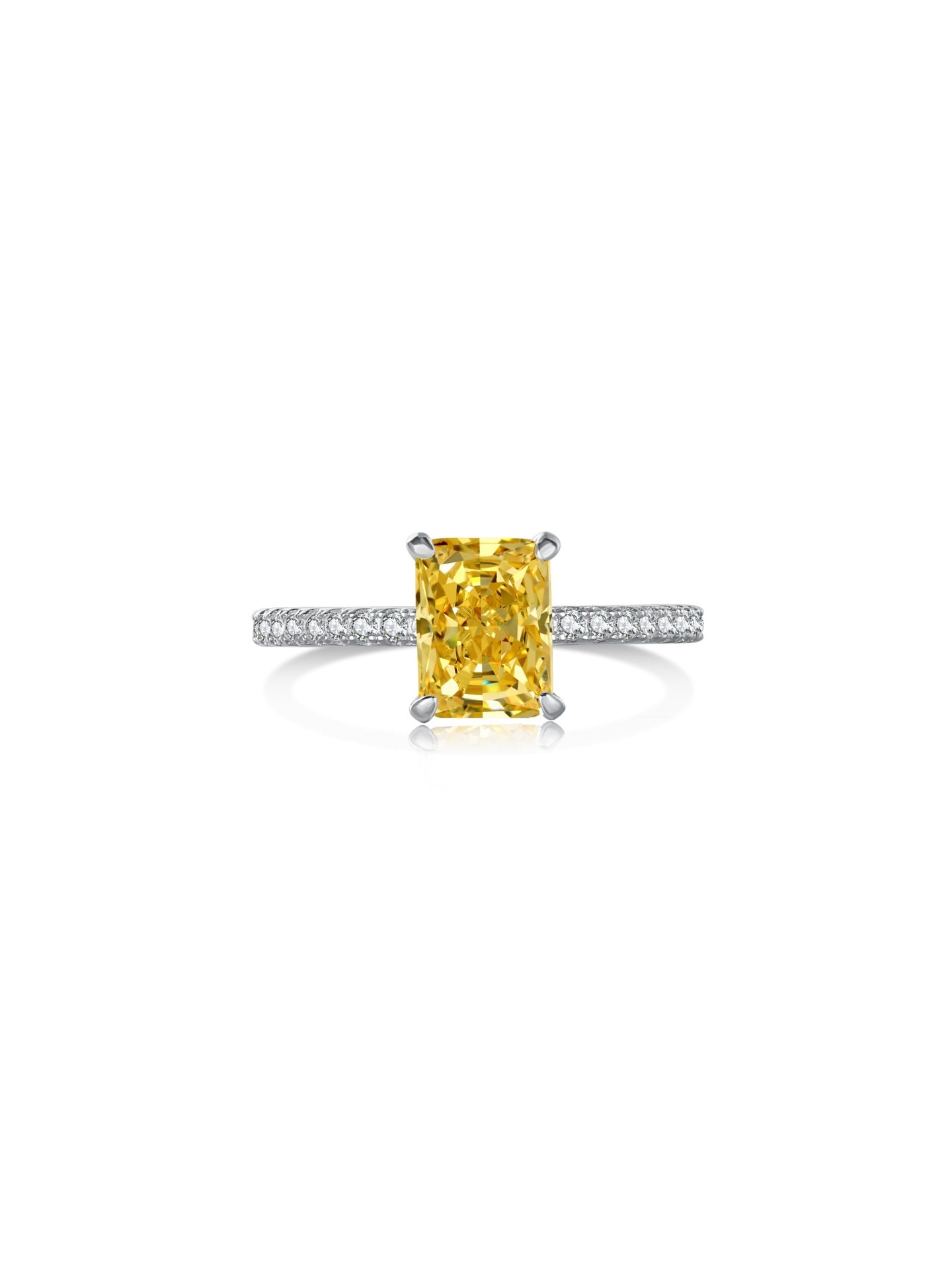 ICE-CUT ZIRCON RING