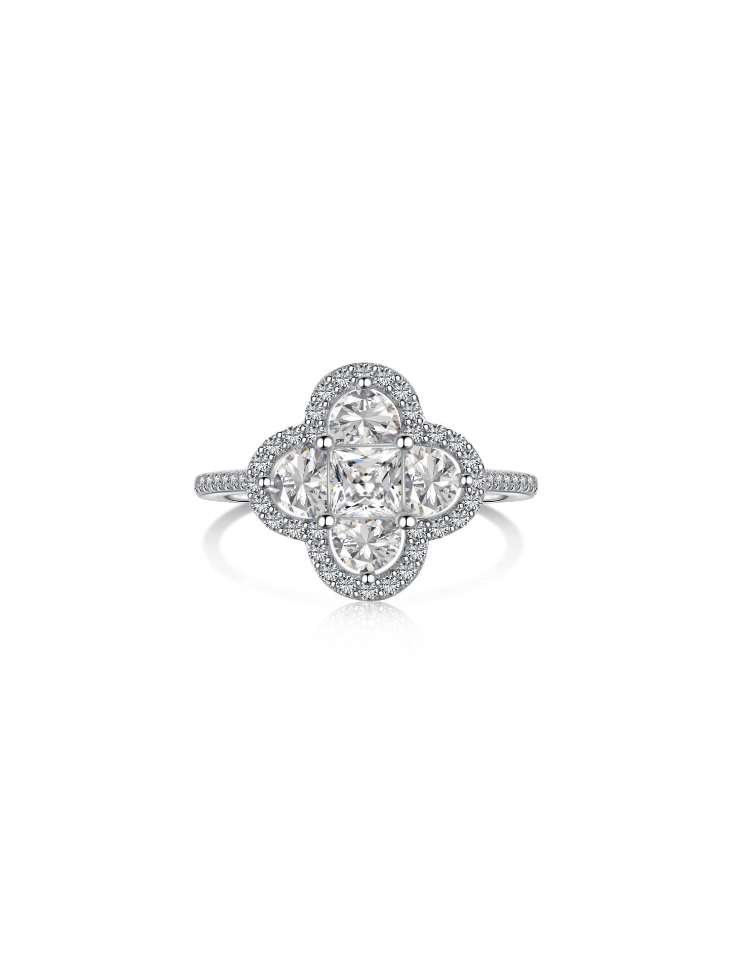 FOUR-LEAF CLOVER RING