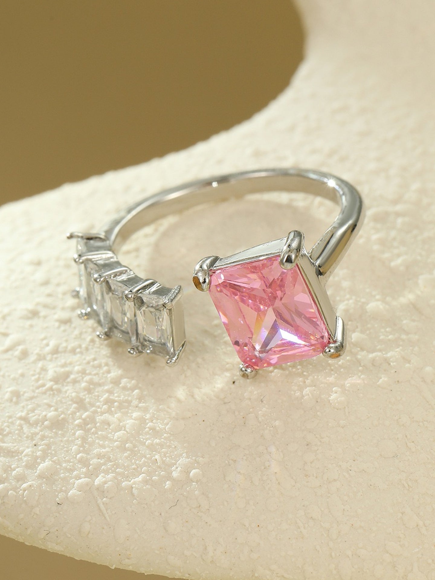 ZIRCON OPEN RING
