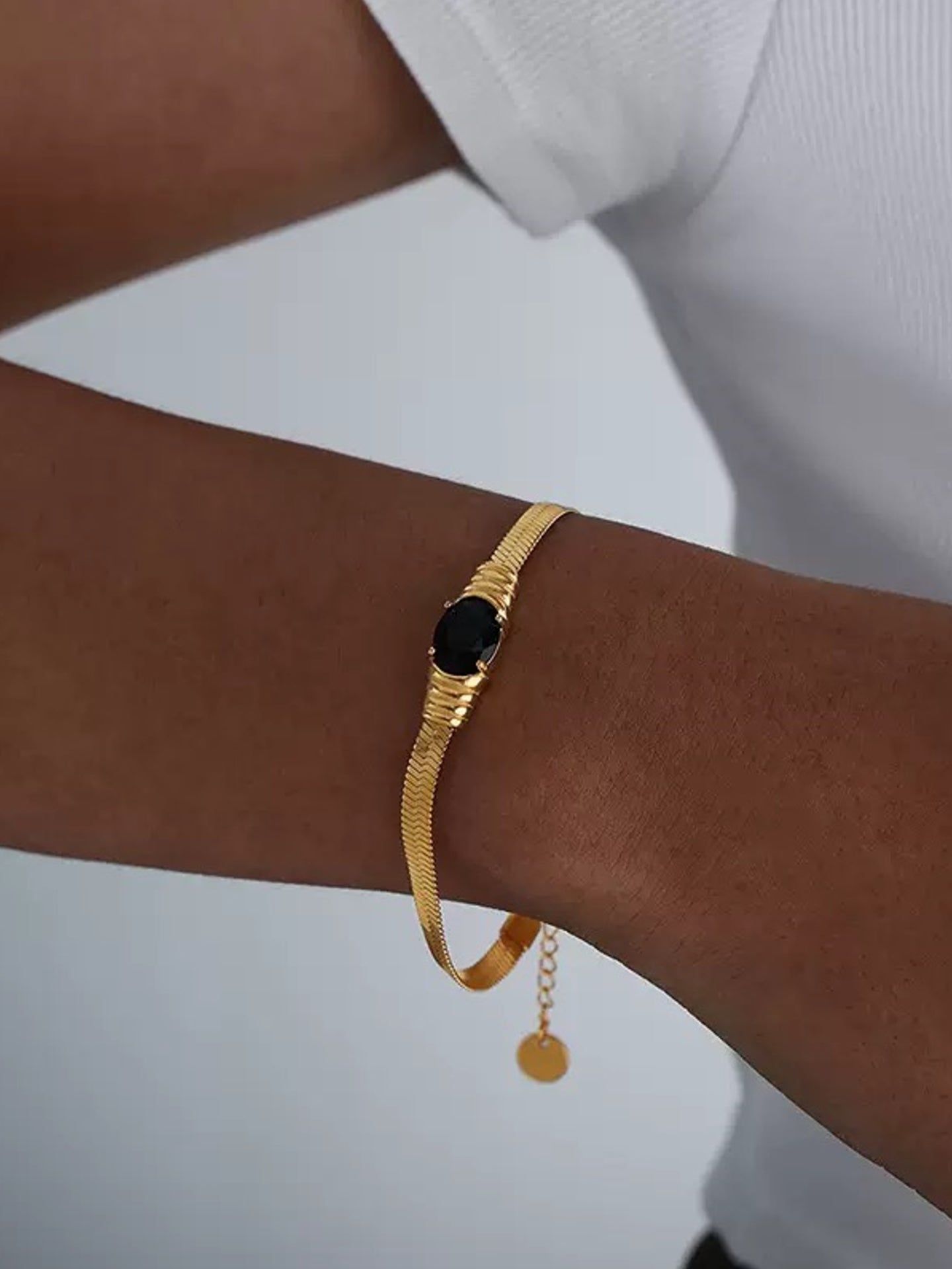 FLAT SNAKE CHAIN BRACELET