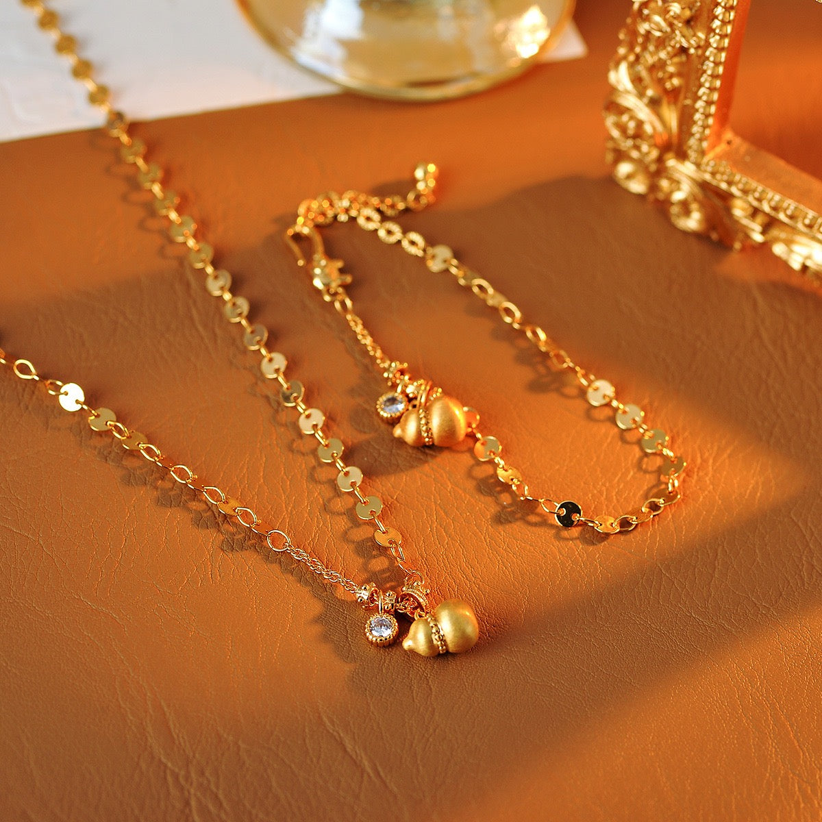 18K GOLD PLATED BRASS