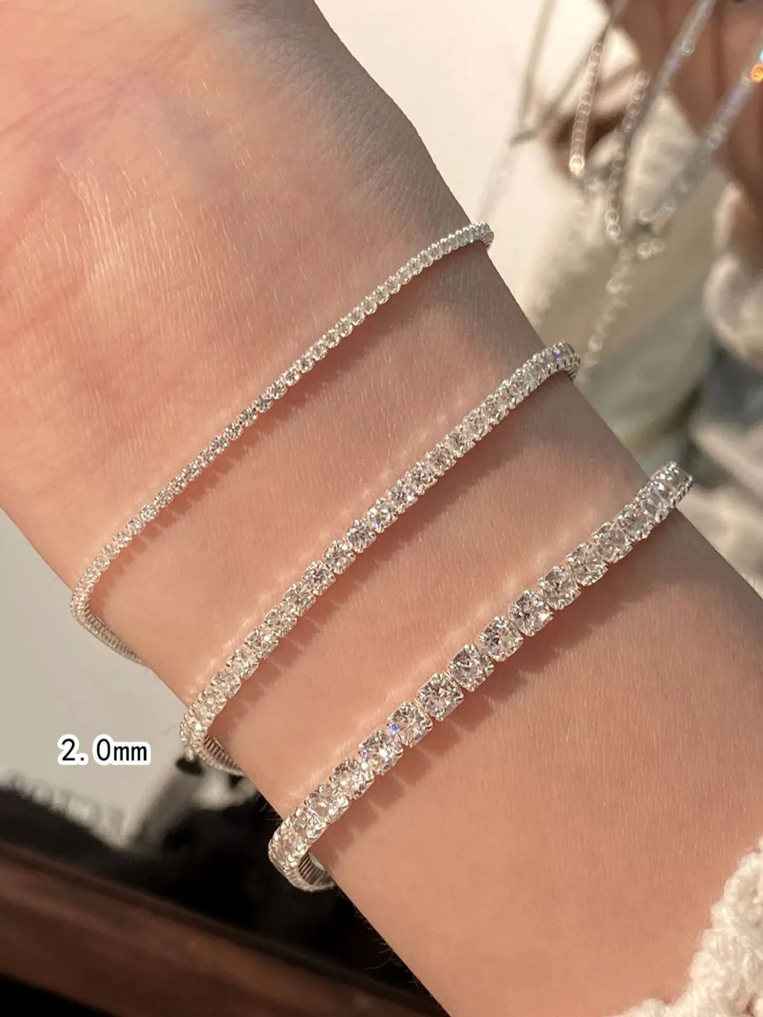 FULL CZ SILVER BRACELET