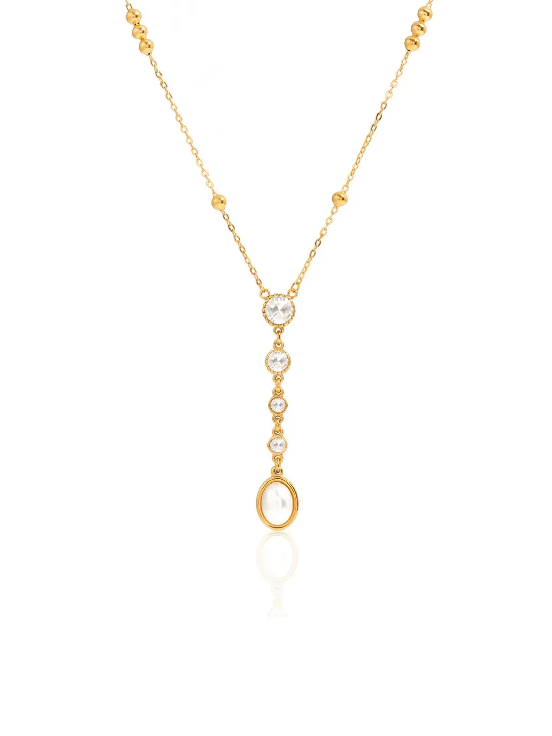 SPARKLING FRINGE NECKLACE