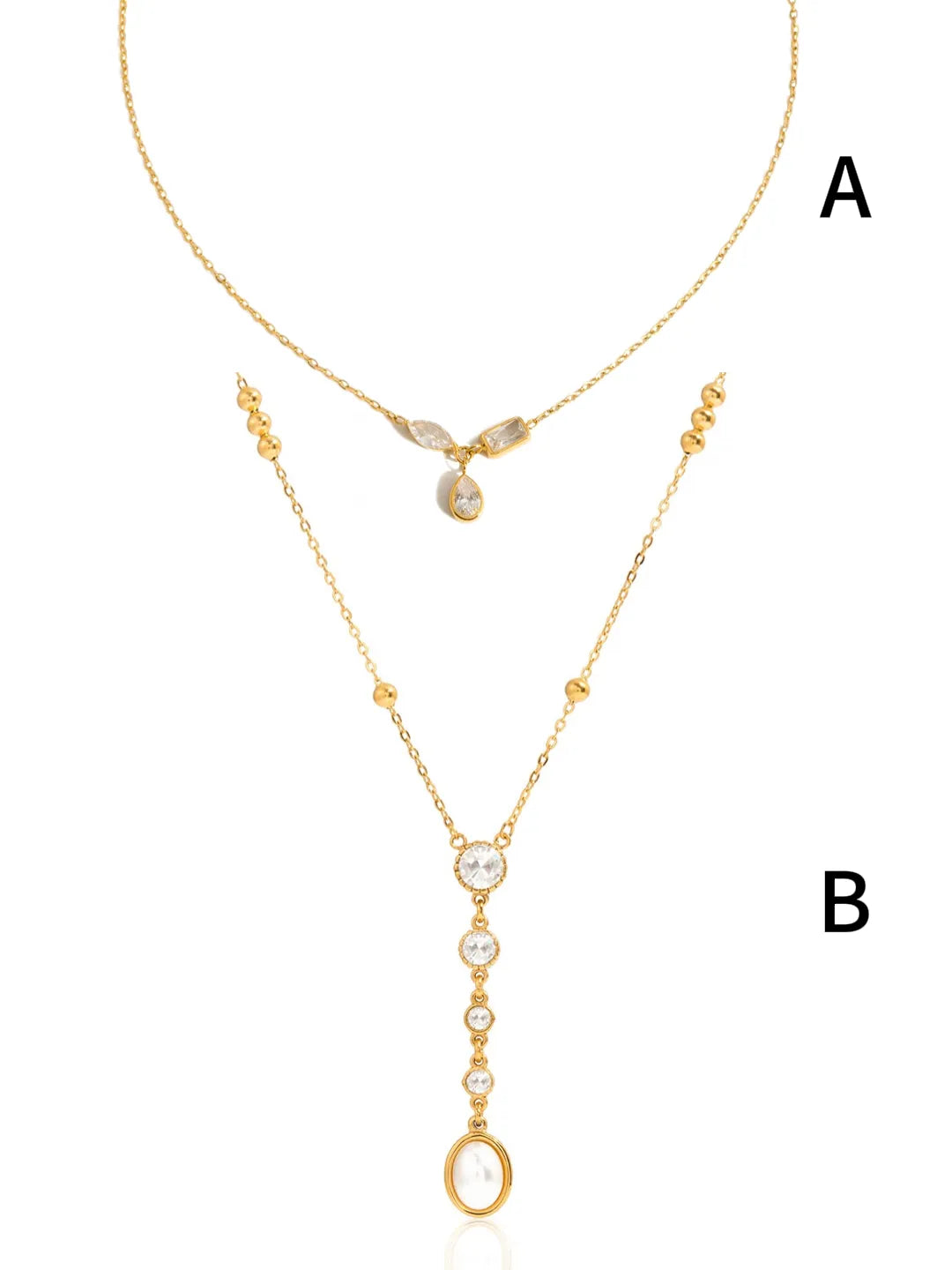 SPARKLING FRINGE NECKLACE