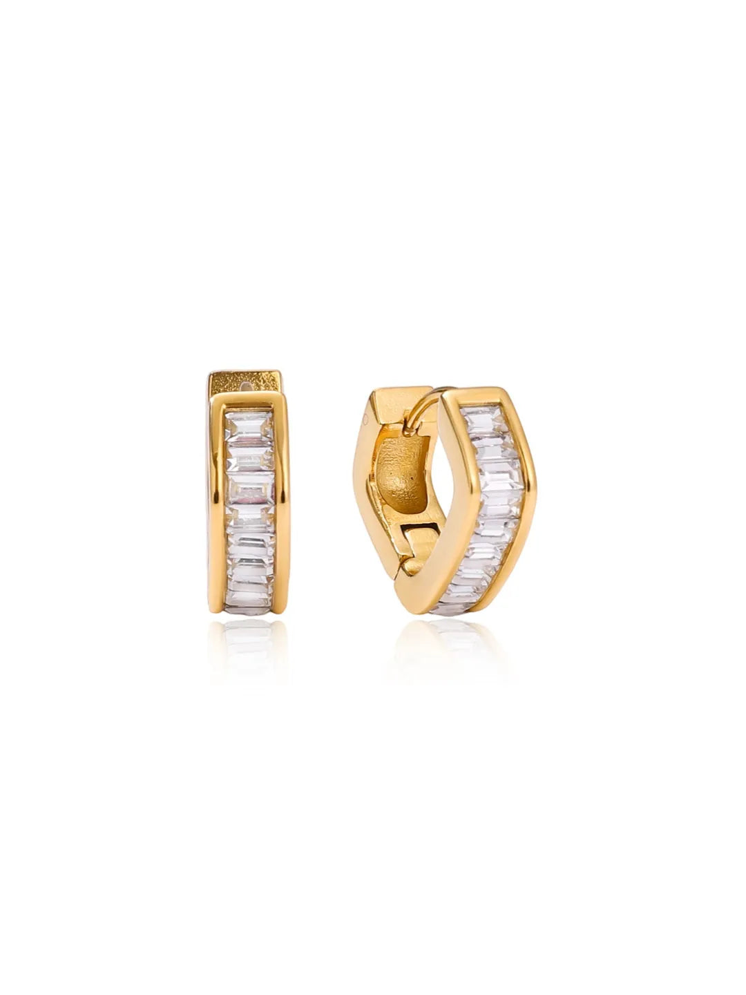 GLIMMER HOOP EARRINGS